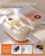 3-en-1 Cepillo con Vapor para mascotas