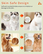 3-en-1 Cepillo con Vapor para mascotas