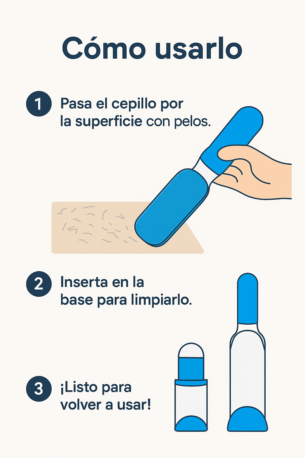 🐾 Adiós Pelos™ – Cepillo Mágico Reutilizable🐕🐈