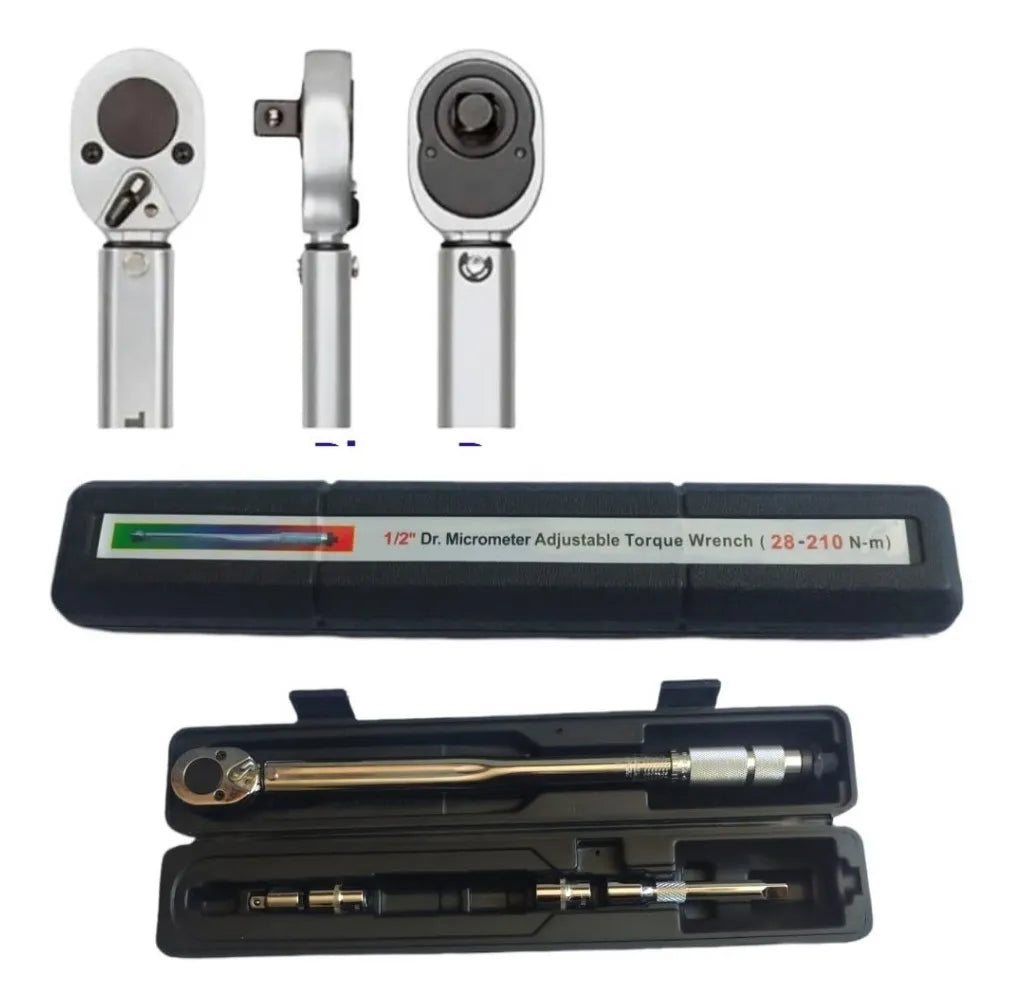 Llave Torque Torquímetro 1/2 - 28-210nm